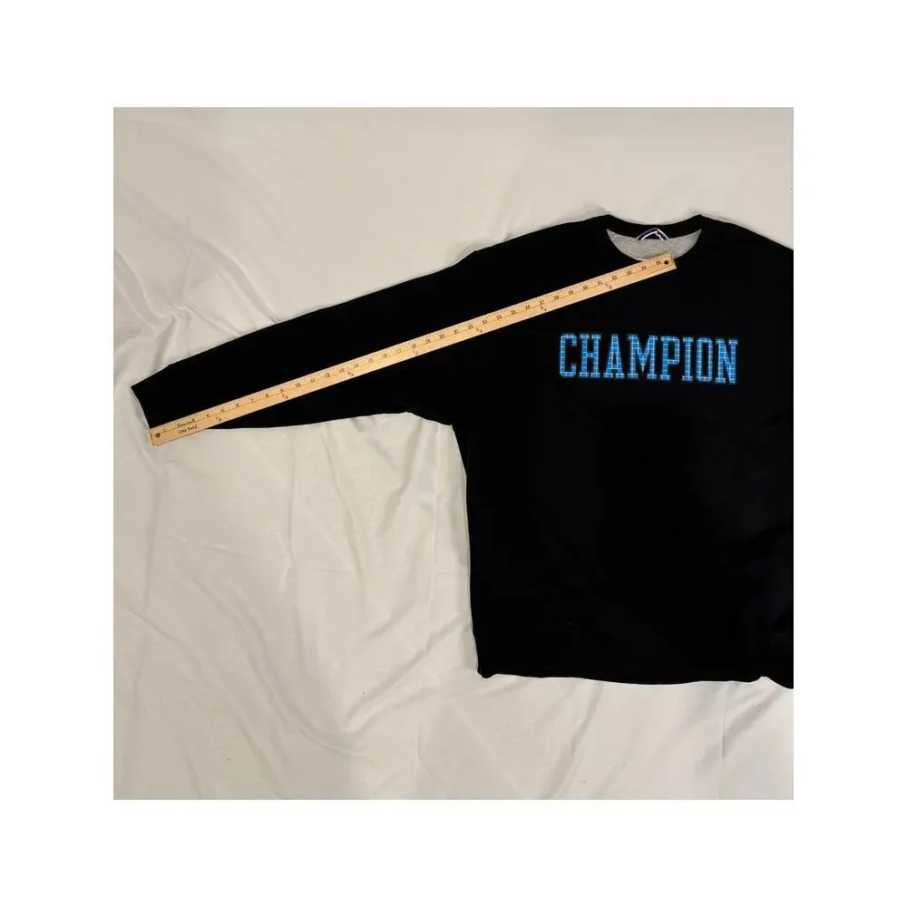 Champion Men's Crew‎ Neck Black Size: 2XL - Picture 4 of 4